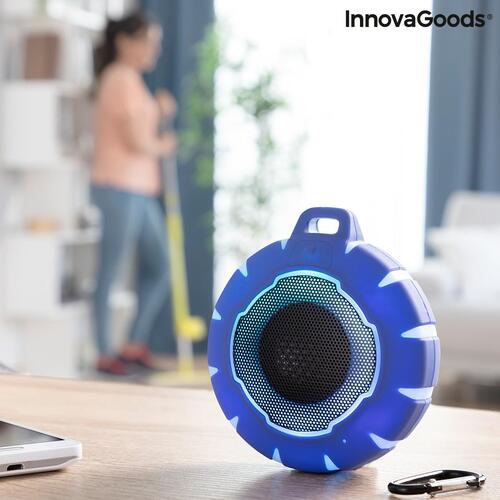 Flydende trådløs højtaler med LED Floaker InnovaGoods