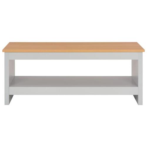 Sofabord 105x47x42 cm grå