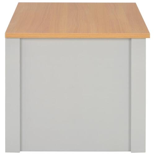 Sofabord 100x50x42 cm grå
