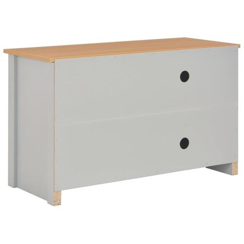 Tv-skab 95x39x58 cm grå