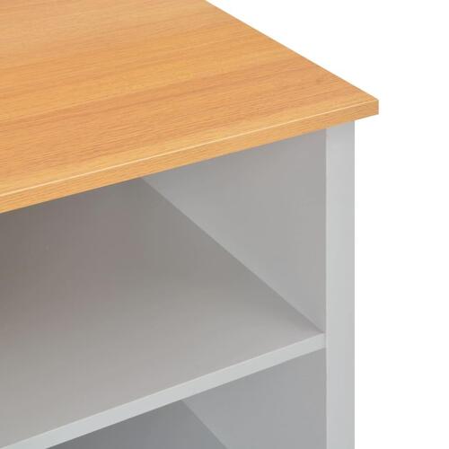 Tv-skab 95x39x58 cm grå