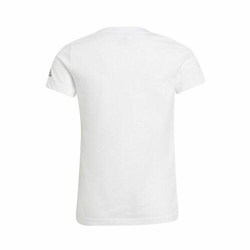 Børne Kortærmet T-shirt Adidas Graphic Hvid 14-15 år