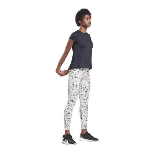 Kortærmet T-shirt til Kvinder Reebok Workout Ready Activchill Sort S