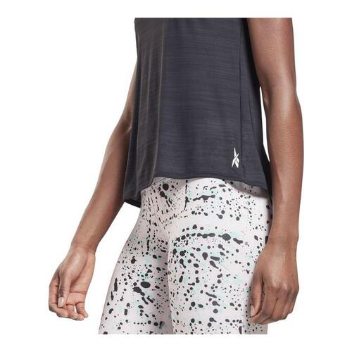 Kortærmet T-shirt til Kvinder Reebok Workout Ready Activchill Sort S