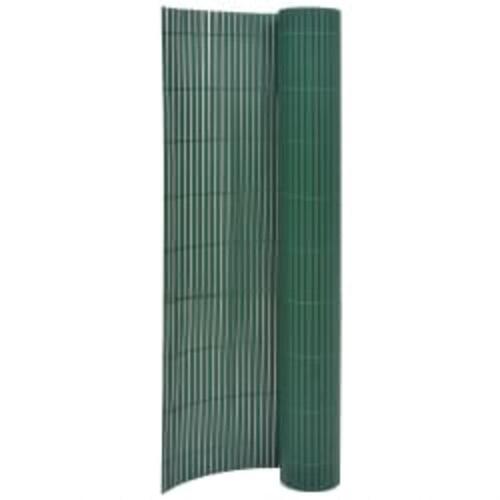 Dobbeltsidet havehegn 90x400 cm grøn