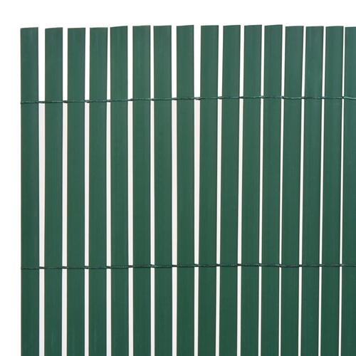Dobbeltsidet havehegn 90x400 cm grøn