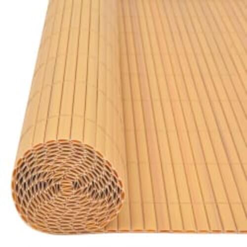 Dobbeltsidet havehegn 90x400 cm gul