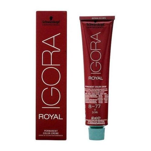 Permanent Farve Igora Royal Schwarzkopf Igora Royal 8-77 Nº 9.0-rubio muy claro Nº 8.0-rubio claro 60 ml