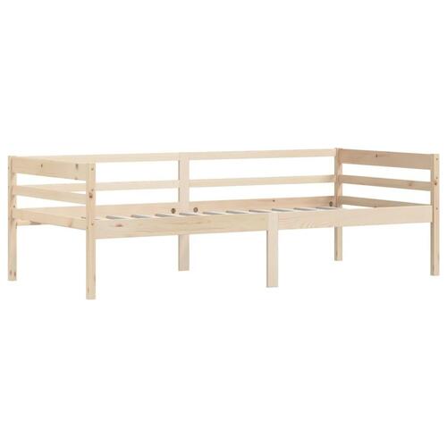 Sengestel 90x200 cm massivt fyrretræ