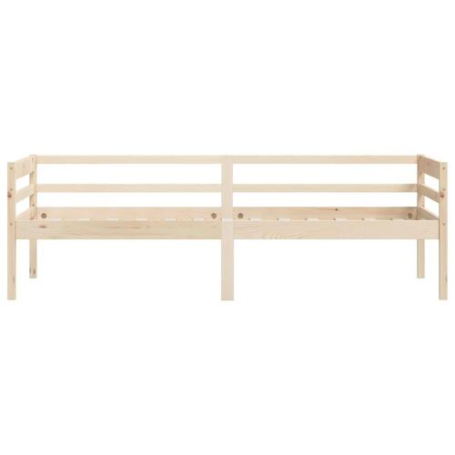 Sengestel 90x200 cm massivt fyrretræ