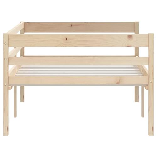 Sengestel 90x200 cm massivt fyrretræ