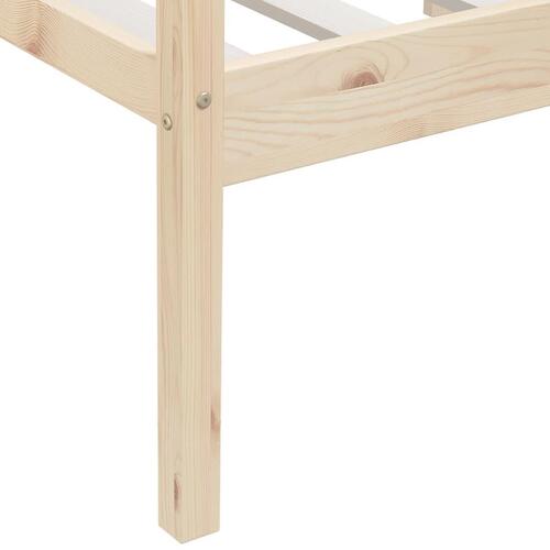 Sengestel 90x200 cm massivt fyrretræ