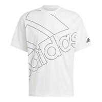 Kortærmet T-shirt til Mænd Adidas Giant Logo Hvid M
