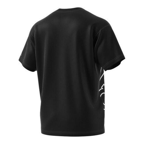 Kortærmet T-shirt til Mænd Adidas Giant Logo Sort M