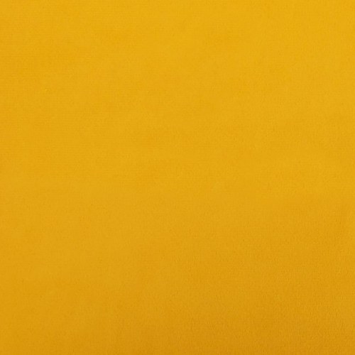 Drejelig kontorstol fløjl sennepsgul