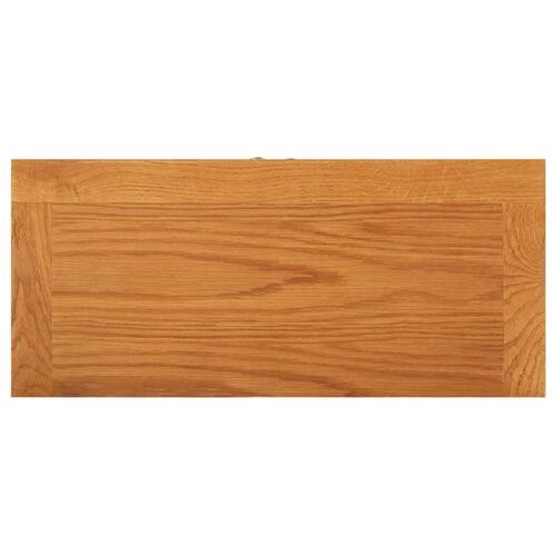Opbevaringsskab 50x22x110 cm massivt egetræ