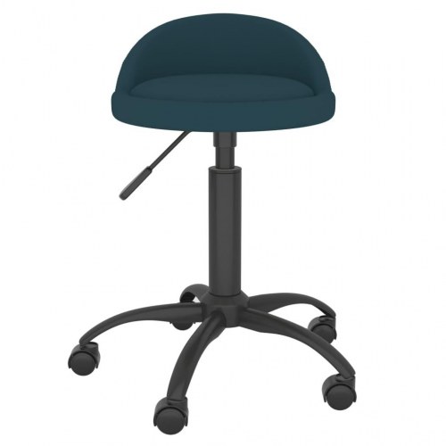 Arbejdsstol fløjl blå