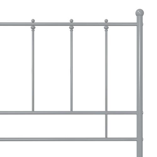 Sengestel 160x200 cm metal grå