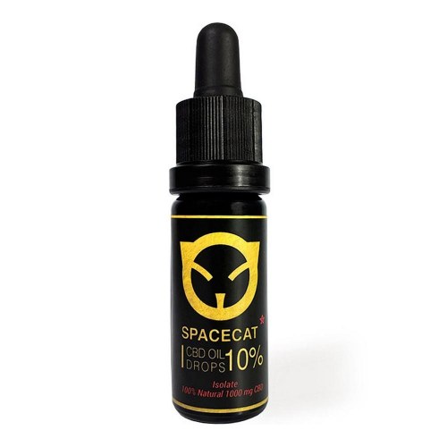Kropsolie med hampefrø - Spacecat CBD olie 10% (10 ml)
