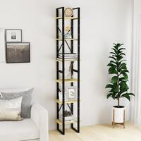 Reol 40x30x210 cm massivt fyrretræ