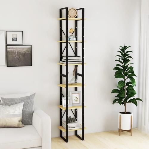 Reol 40x30x210 cm massivt fyrretræ