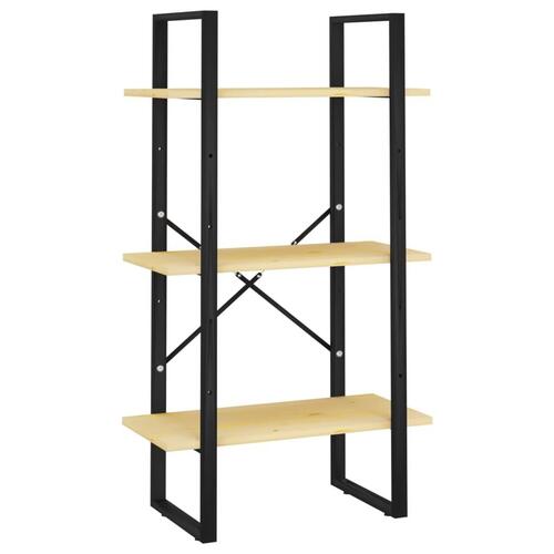 Opbevaringsreol 60x30x105 cm massivt fyrretræ