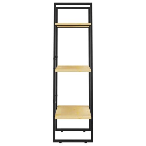 Opbevaringsreol 60x30x105 cm massivt fyrretræ