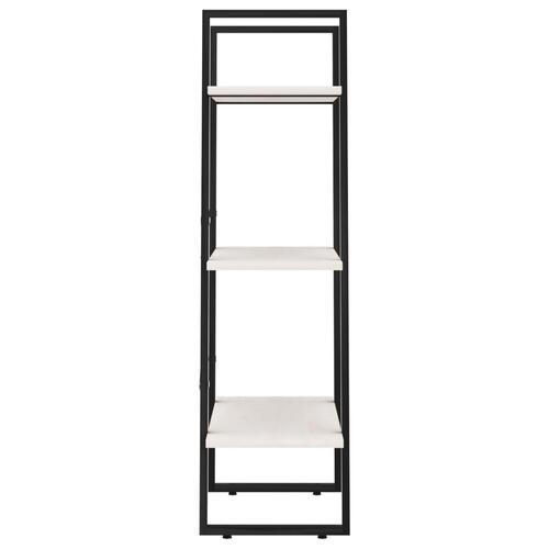 Opbevaringsreol 60x30x105 cm massivt fyrretræ hvid