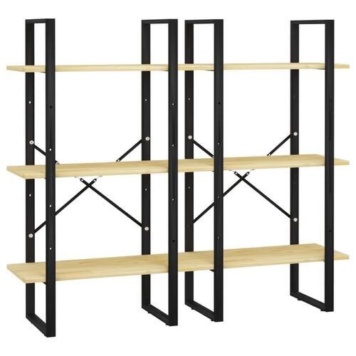Opbevaringsreol 60x30x210 cm massivt fyrretræ