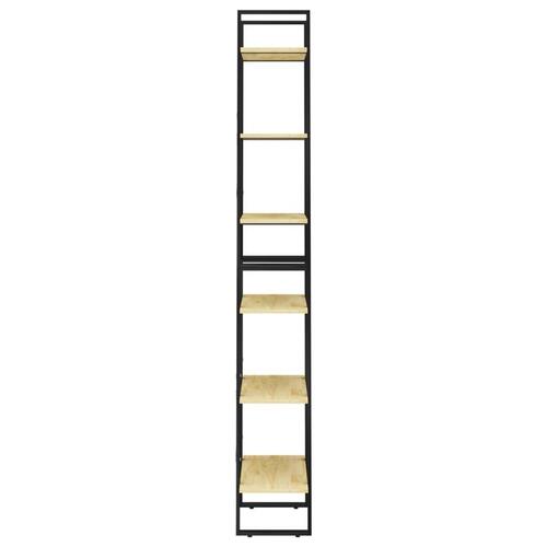 Opbevaringsreol 60x30x210 cm massivt fyrretræ
