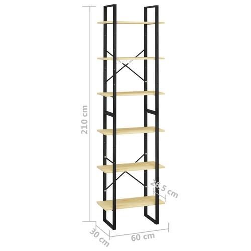 Opbevaringsreol 60x30x210 cm massivt fyrretræ