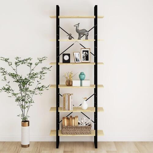 Reol 80x30x210 cm massivt fyrretræ