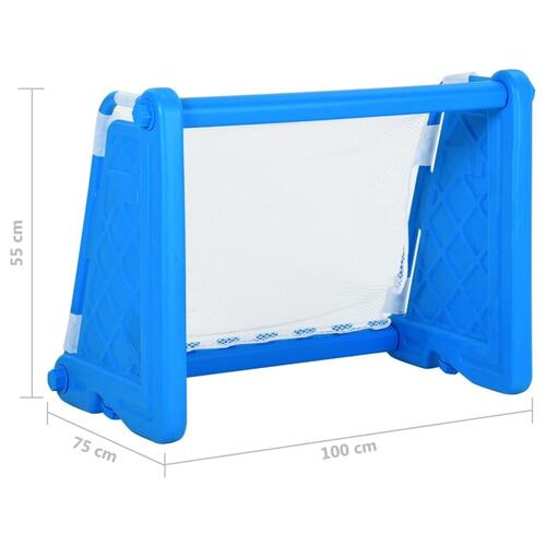 Fodboldmål til børn 100x75x55 cm plastik