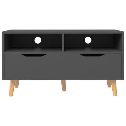 Tv-bord 90x40x48,5 cm konstrueret træ grå