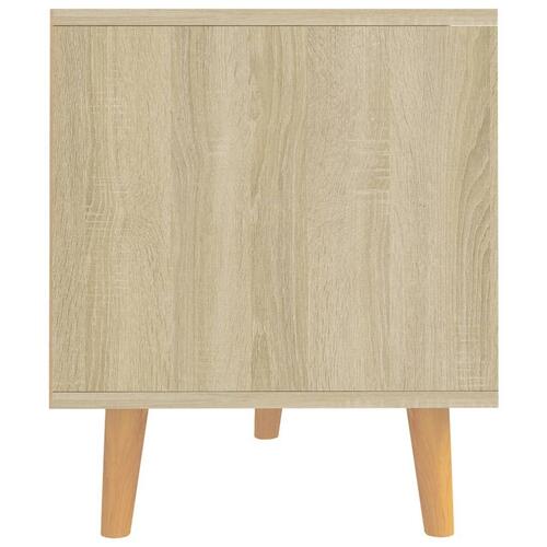 Tv-bord 90x40x48,5 cm konstrueret træ sonoma-eg