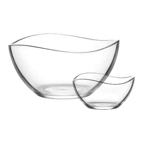 LAV salatskålssæt i krystal - 310 ml + 1,88 l (7 dele)