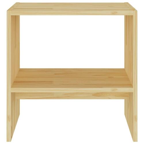 Sengebord 40x30,5x40 cm massivt fyrretræ