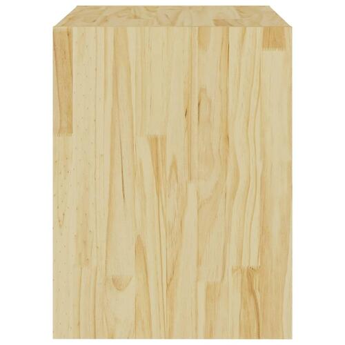 Sengebord 40x30,5x40 cm massivt fyrretræ