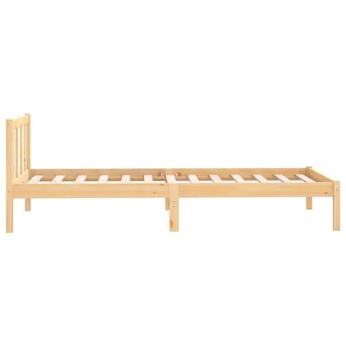 Sengeramme 75x190 cm massivt fyrretræ