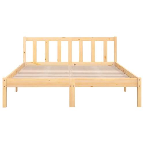 Sengeramme 135x190 cm massivt fyrretræ