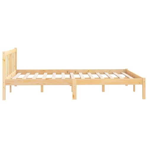 Sengeramme 135x190 cm massivt fyrretræ