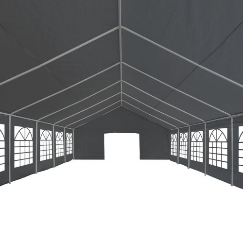 Festtelt PE 6x12 m grå