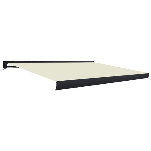 Kassettemarkise m. motor 300x250 cm cremefarvet