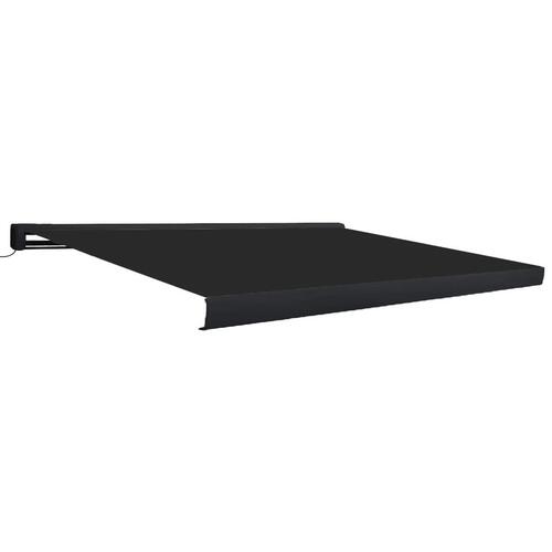 Motoriseret kassettemarkise 350x250 cm antracitgrå