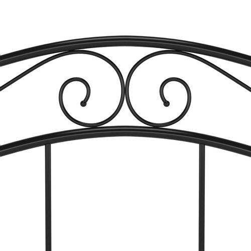 Sengestel 120x200 cm metal sort