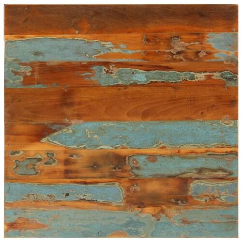 Sofabord 68x68x35 cm massivt genbrugstræ