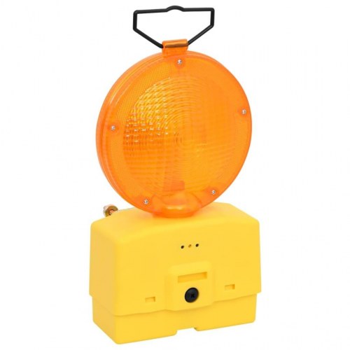 Arbejdslamper til byggeplads 10 stk. med batterier 18x8x37 cm