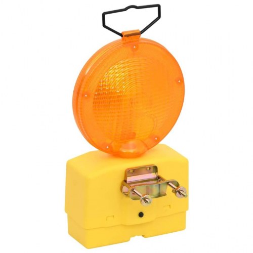 Arbejdslamper til byggeplads 10 stk. med batterier 18x8x37 cm