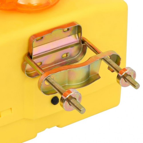 Arbejdslamper til byggeplads 10 stk. med batterier 18x8x37 cm