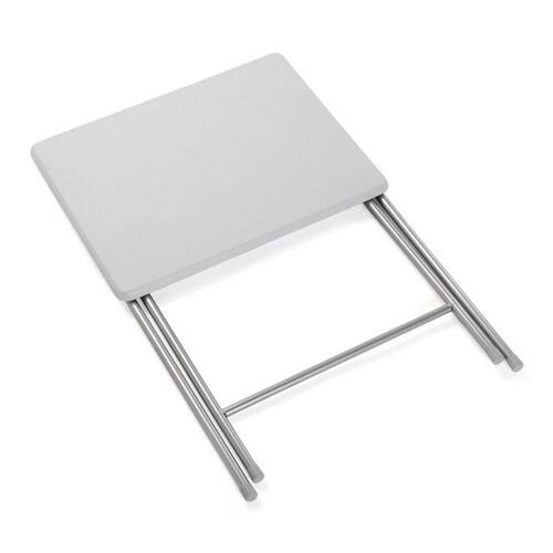 Sammenklappeligt bord Hvid Metal Træ MDF (37,5 x 65,5 x 47,5 cm)